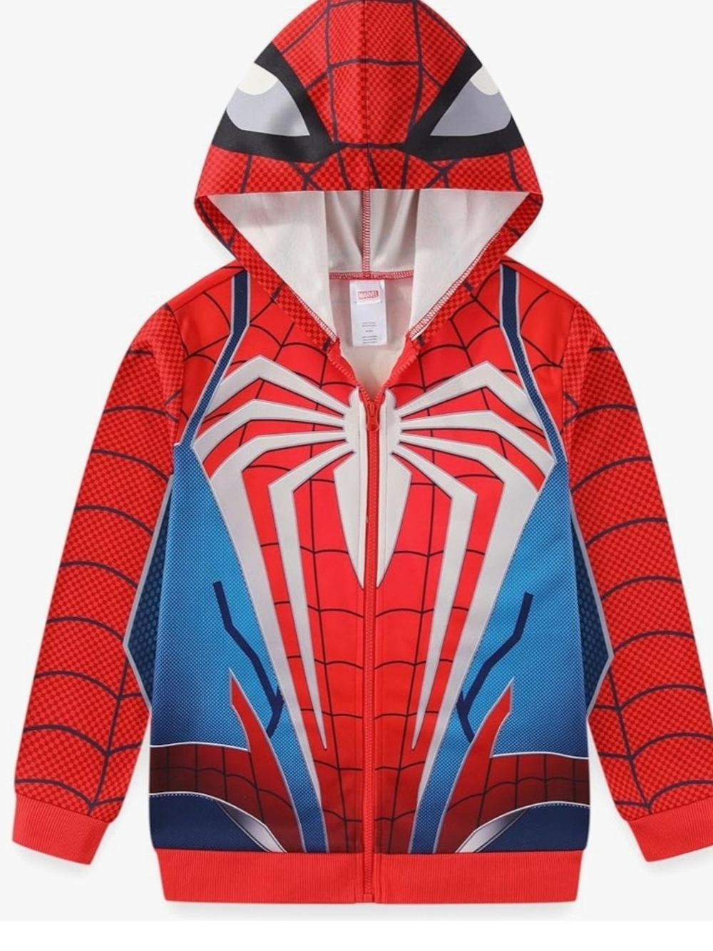 NEW! Marvel Spider-Man 2 Miles Morales Boys Zip Up Hoodie for Big Kids (sz.20)